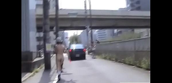  JAV public nudity stark naked construction worker Subtitled